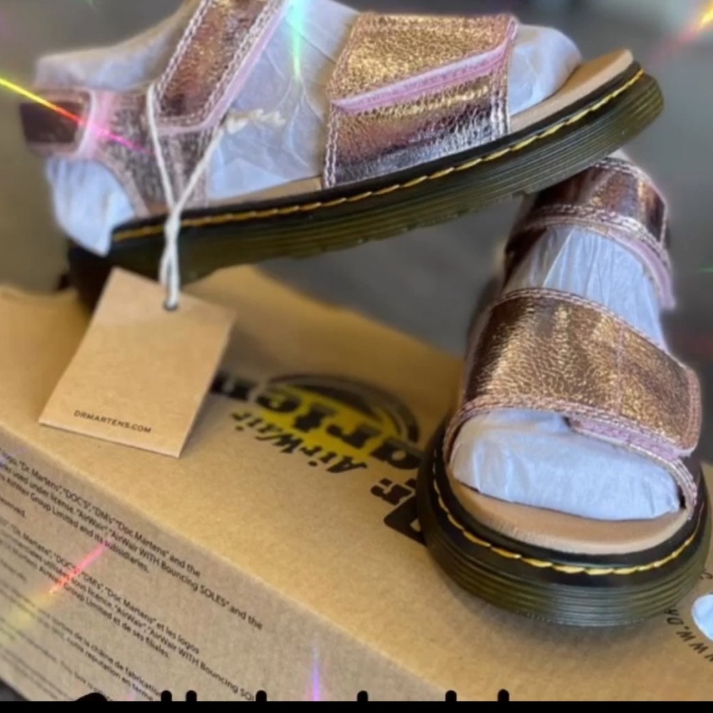 Little Girls Dr. Martens Sandals Size 3Y